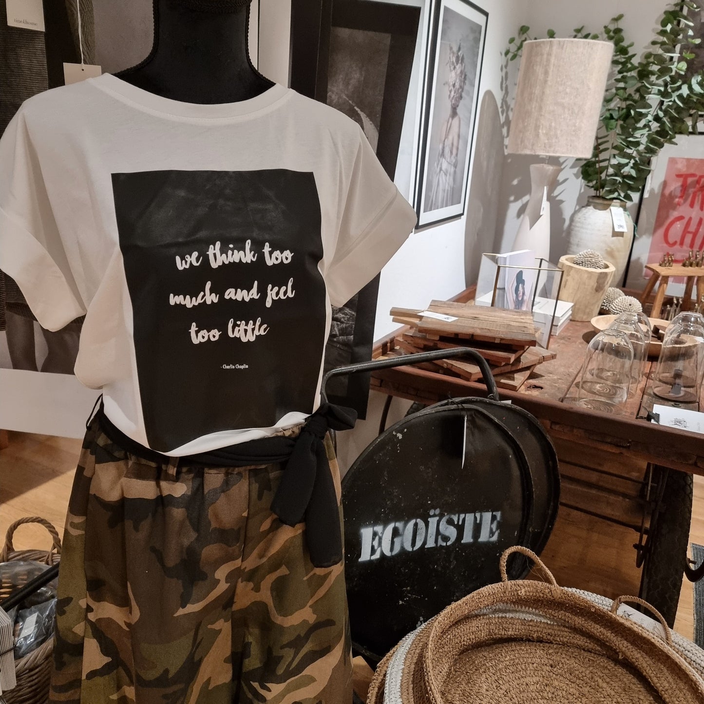 Love Warriors T-Shirt — We think too much and feel too little