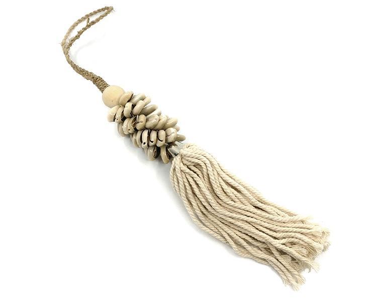 Cowrie Shell Curtain Belt – Tied with Soul