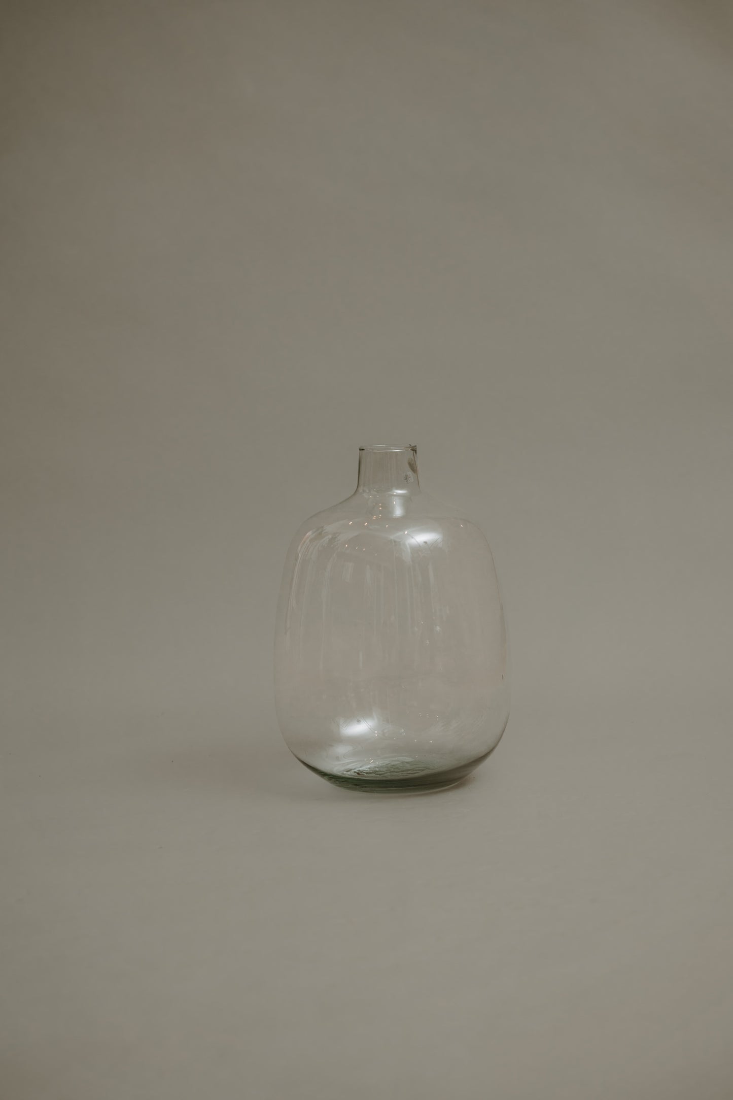 Glass Vase — Clear Recycled Glass