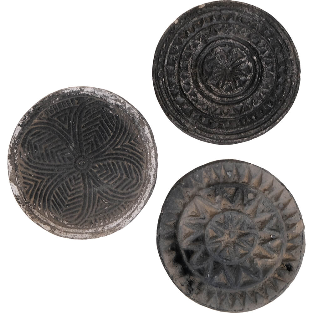 Small Vintage Biscuit Moulds - Sacred Shapes of Time