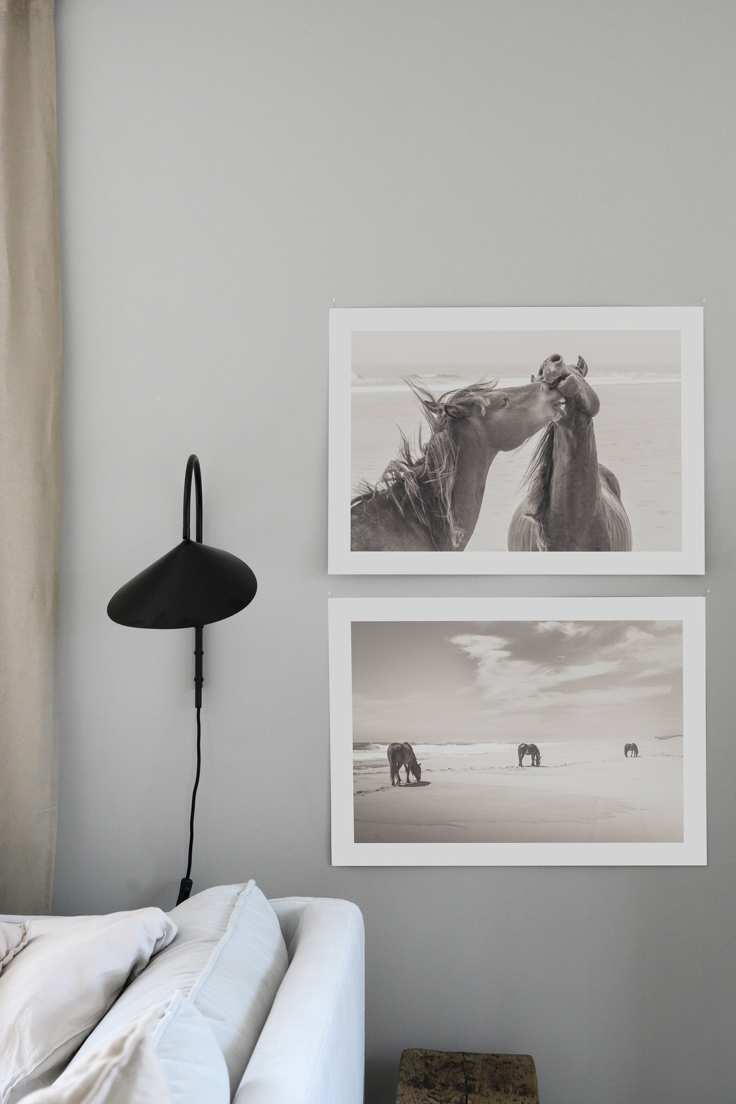 Three Horses on the Beach