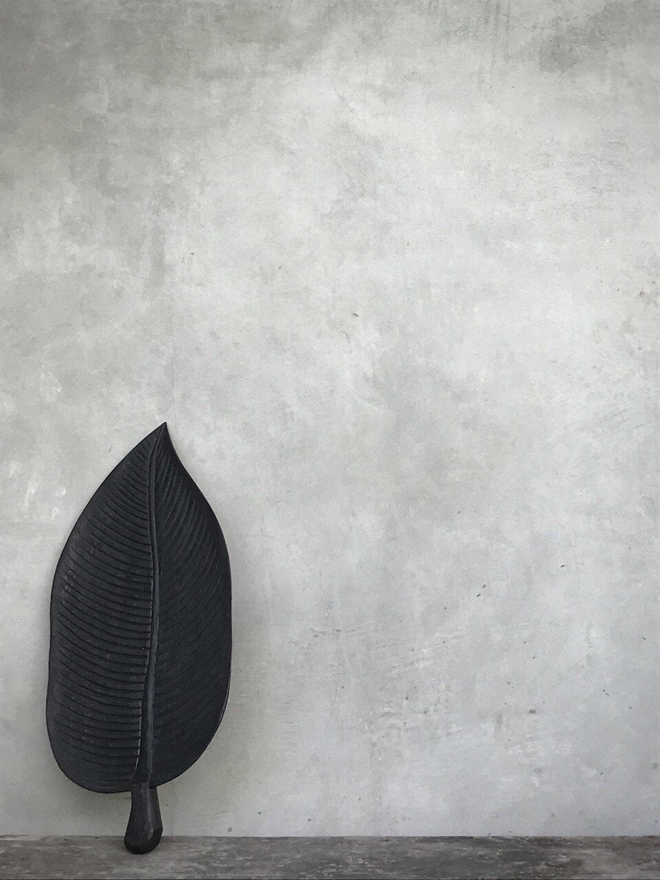 Carved Palm Leaf – A Sculpture of Stillness