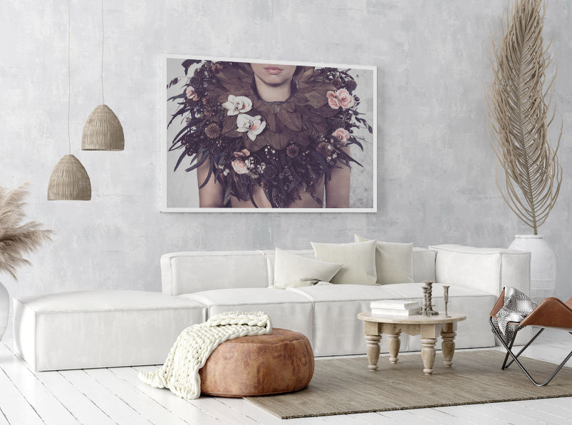 Girl with Flower Collar - from our Botanical and Flowers collection