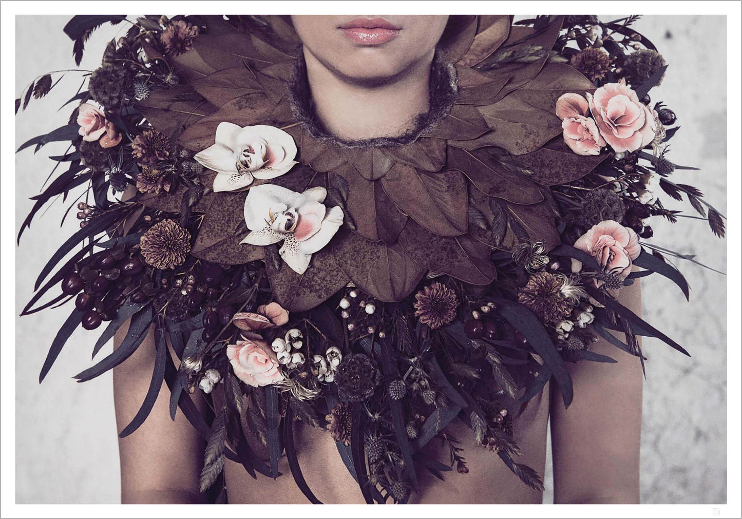 Girl with Flower Collar - from our Botanical and Flowers collection
