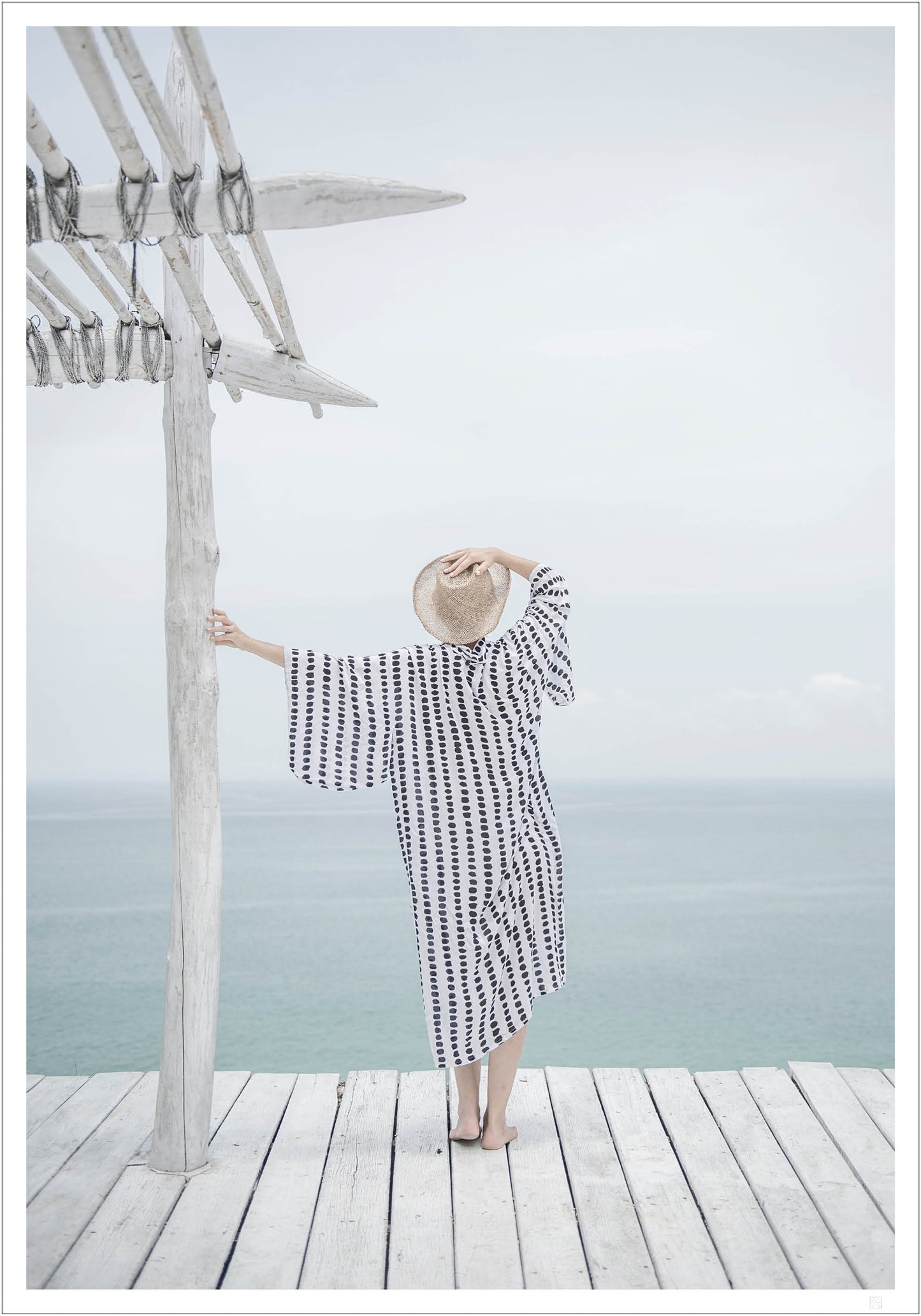 The Black and White Kimono – from the Summer Vibes Collection