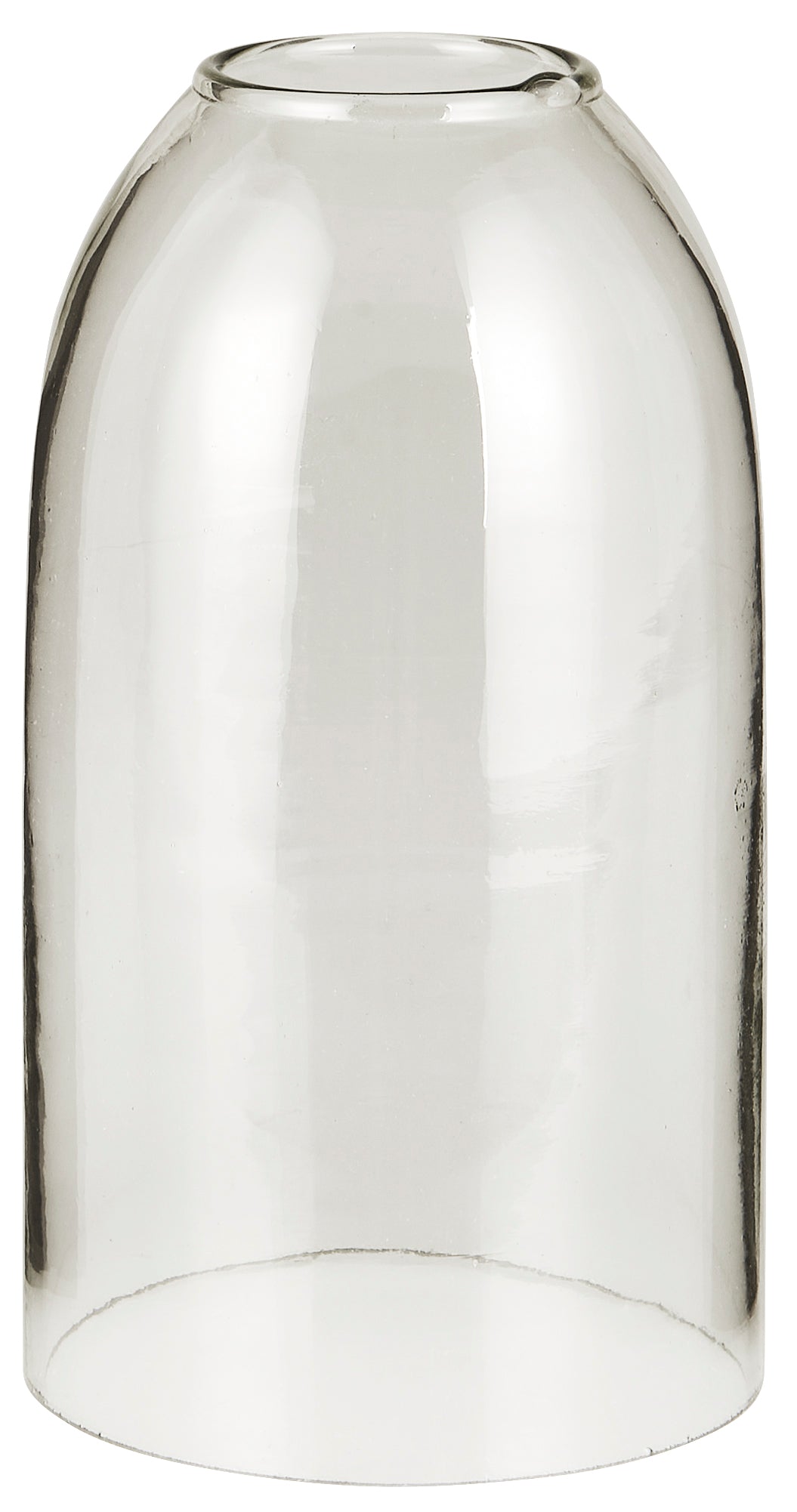 Glas dome with open top