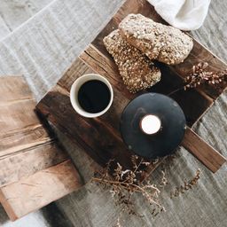 Wooden Tray on Stand