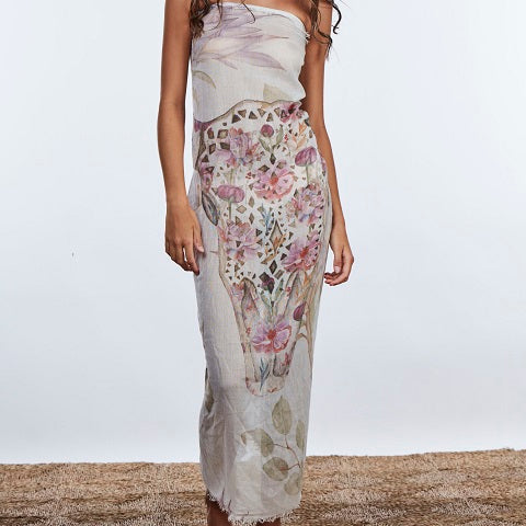 Buffalo Flower Scarf – Soft as a Whisper, Wild as the Wind