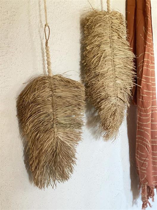 Leaf made of Raffia