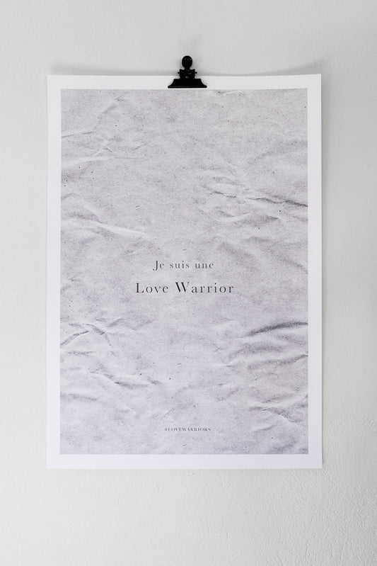 LW Quote - JE SUIS UNE LOVE WARRIOR