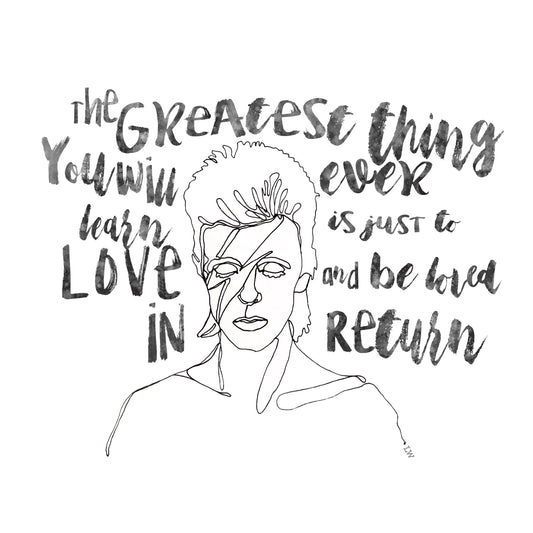 LW Icons Illustration - David Bowie