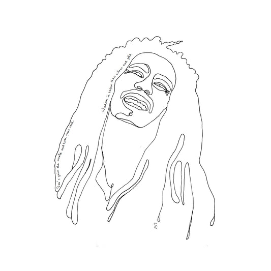 LW Icons Illustration - Bob Marley