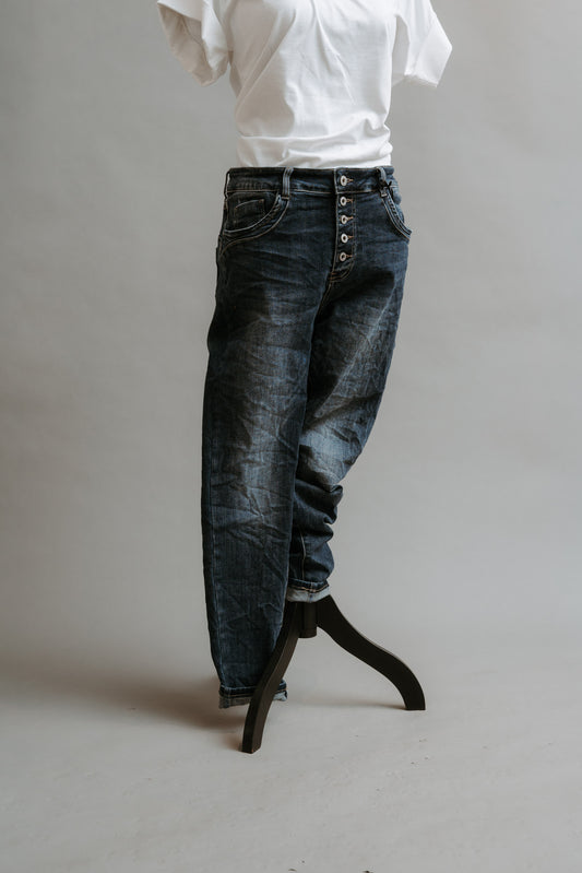Piro Soft Strength Jeans – Dark Denim