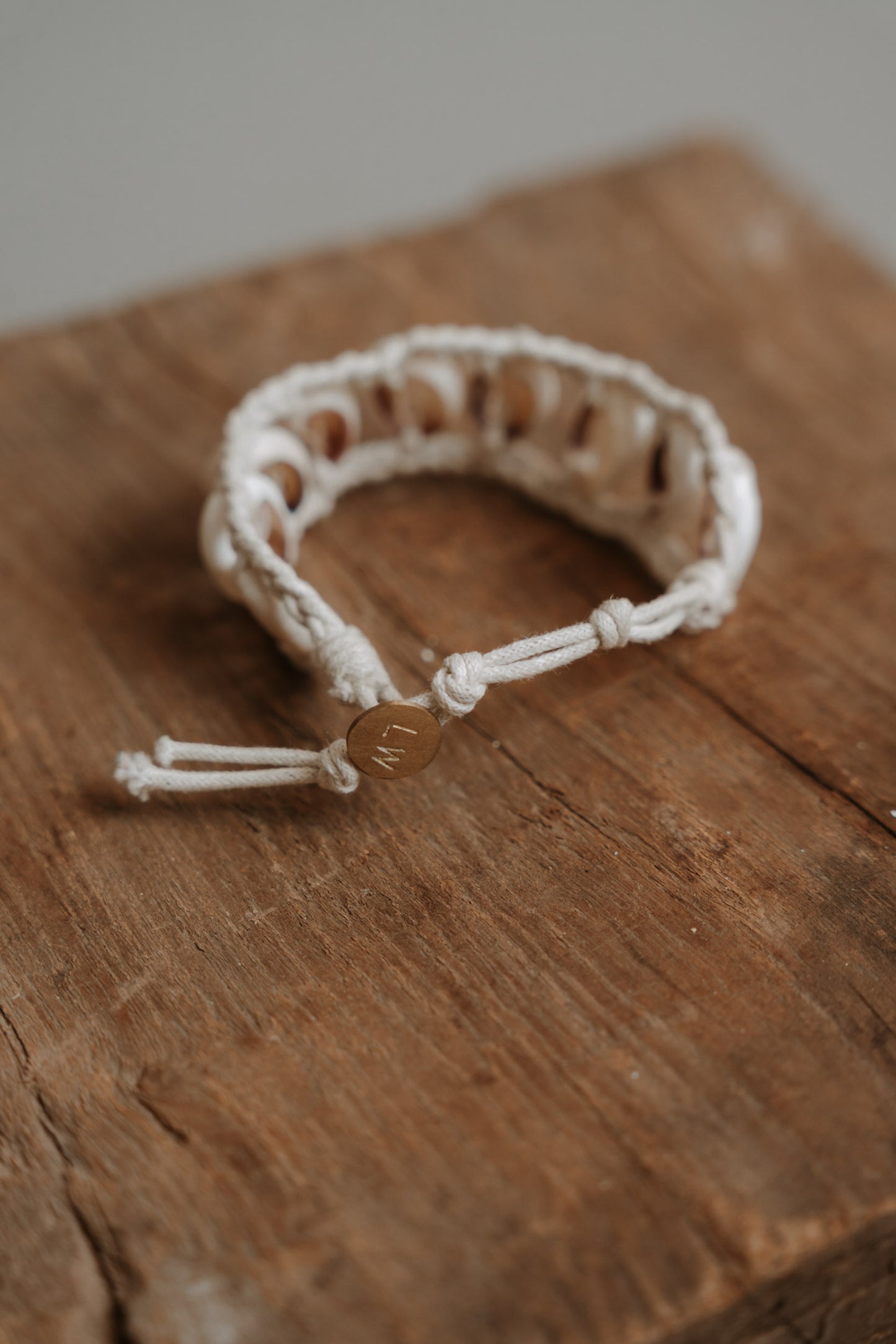 Nori Shell Row Bracelet – Soft Strength by the Sea