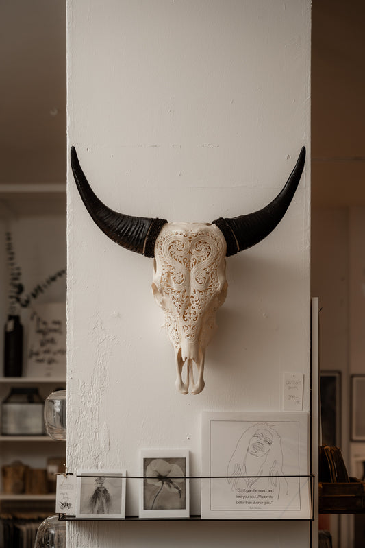 Sacred Skull — Carved Silence