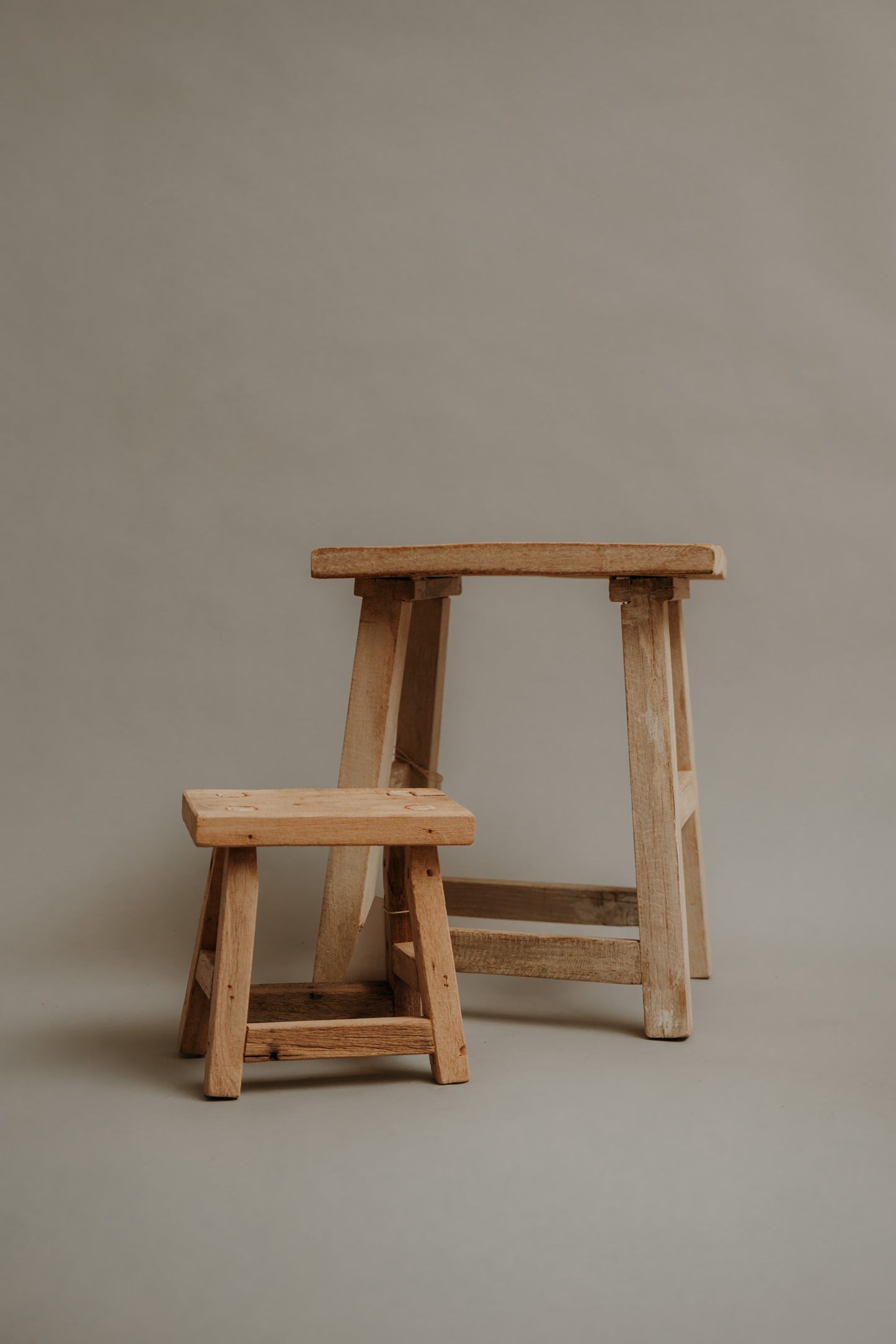 Mini Light Stool – Quiet Beauty in Reclaimed Wood