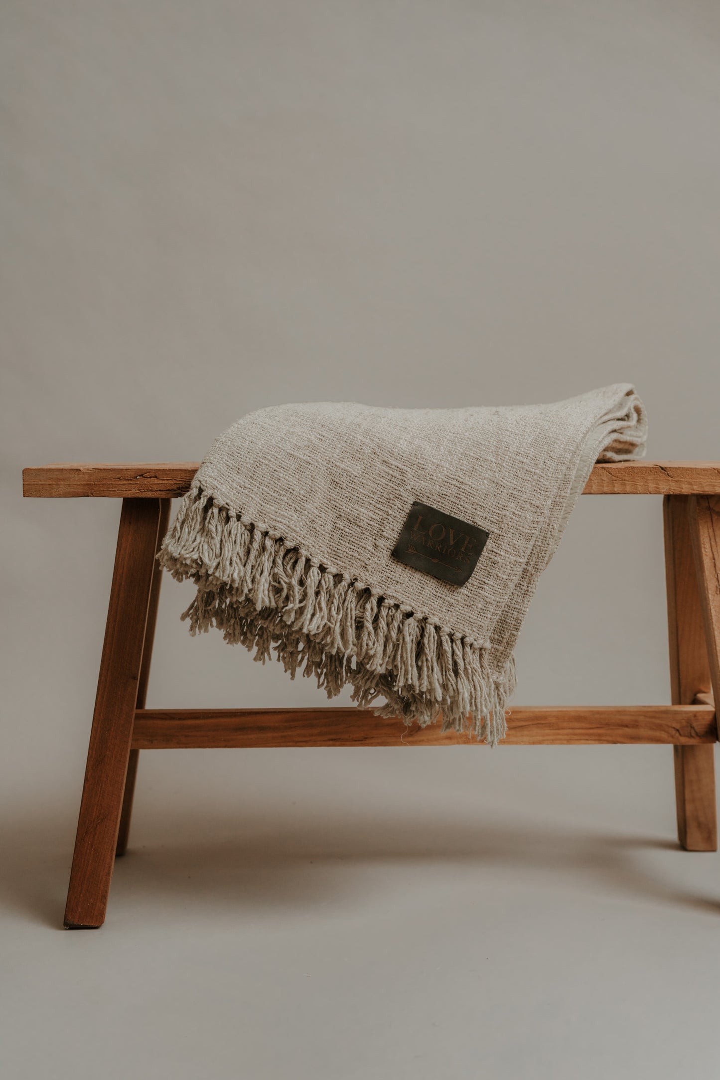 Cotton Throw with Fringes