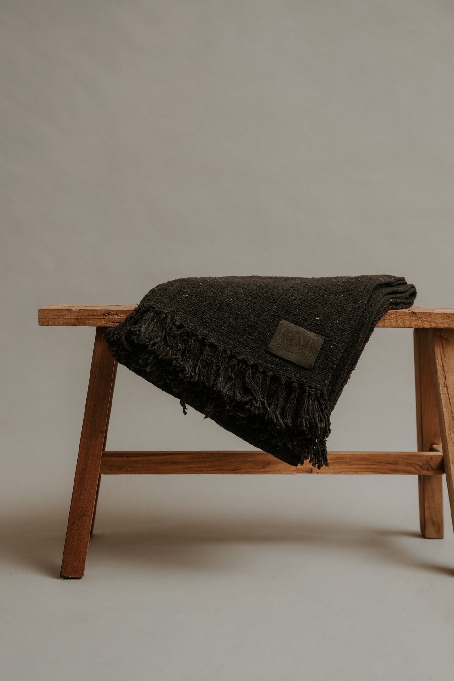 Cotton Throw with Fringes