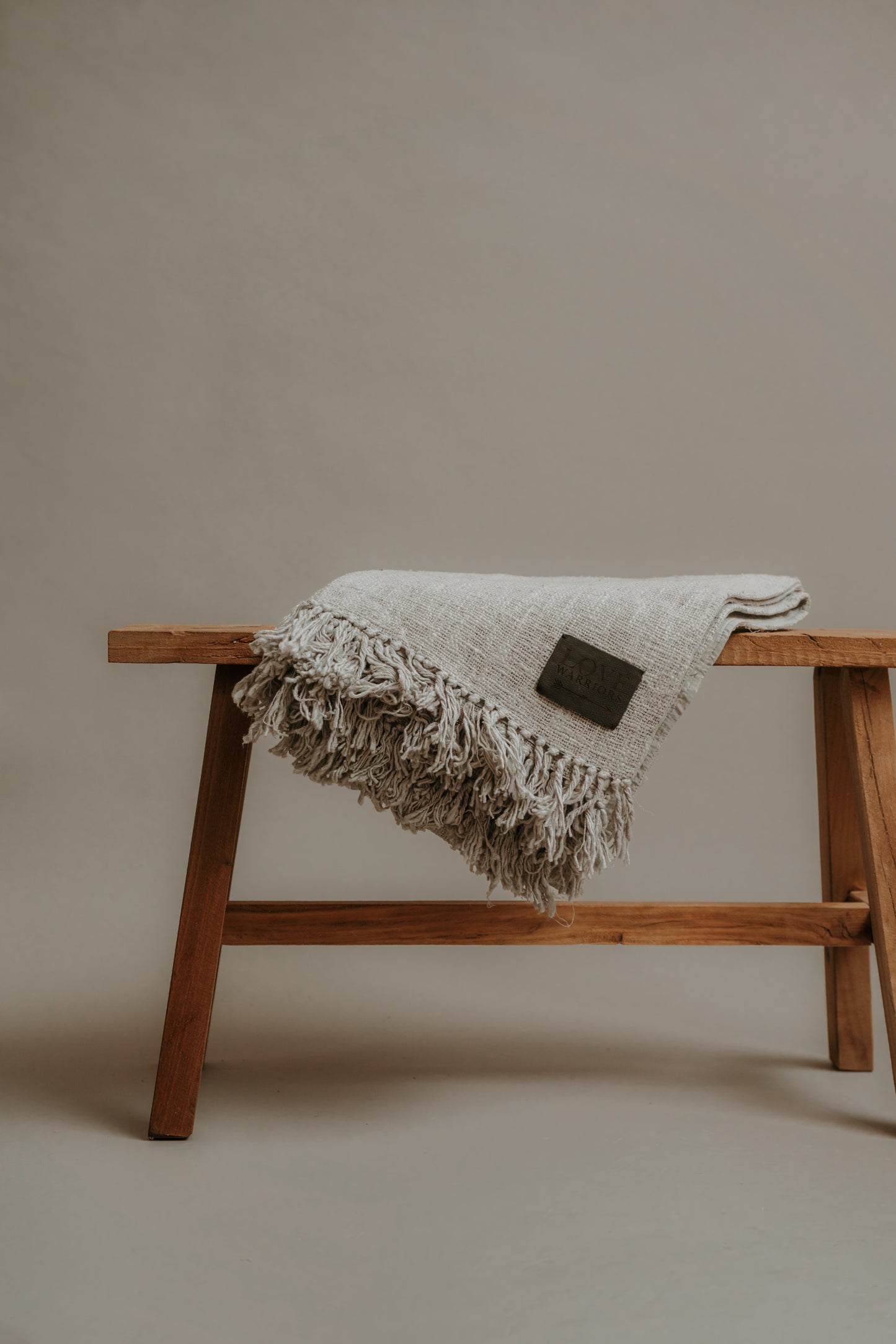 Cotton Throw with Fringes