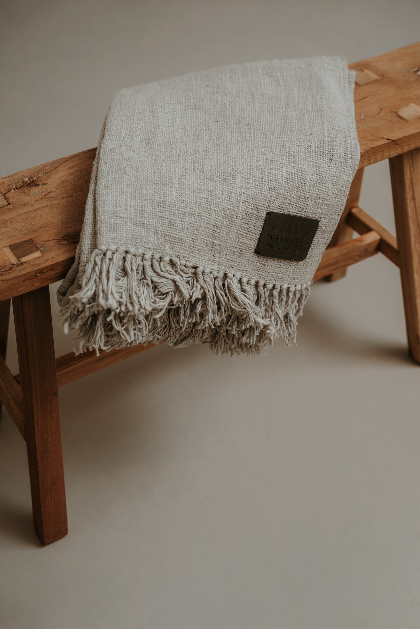Cotton Throw with Fringes