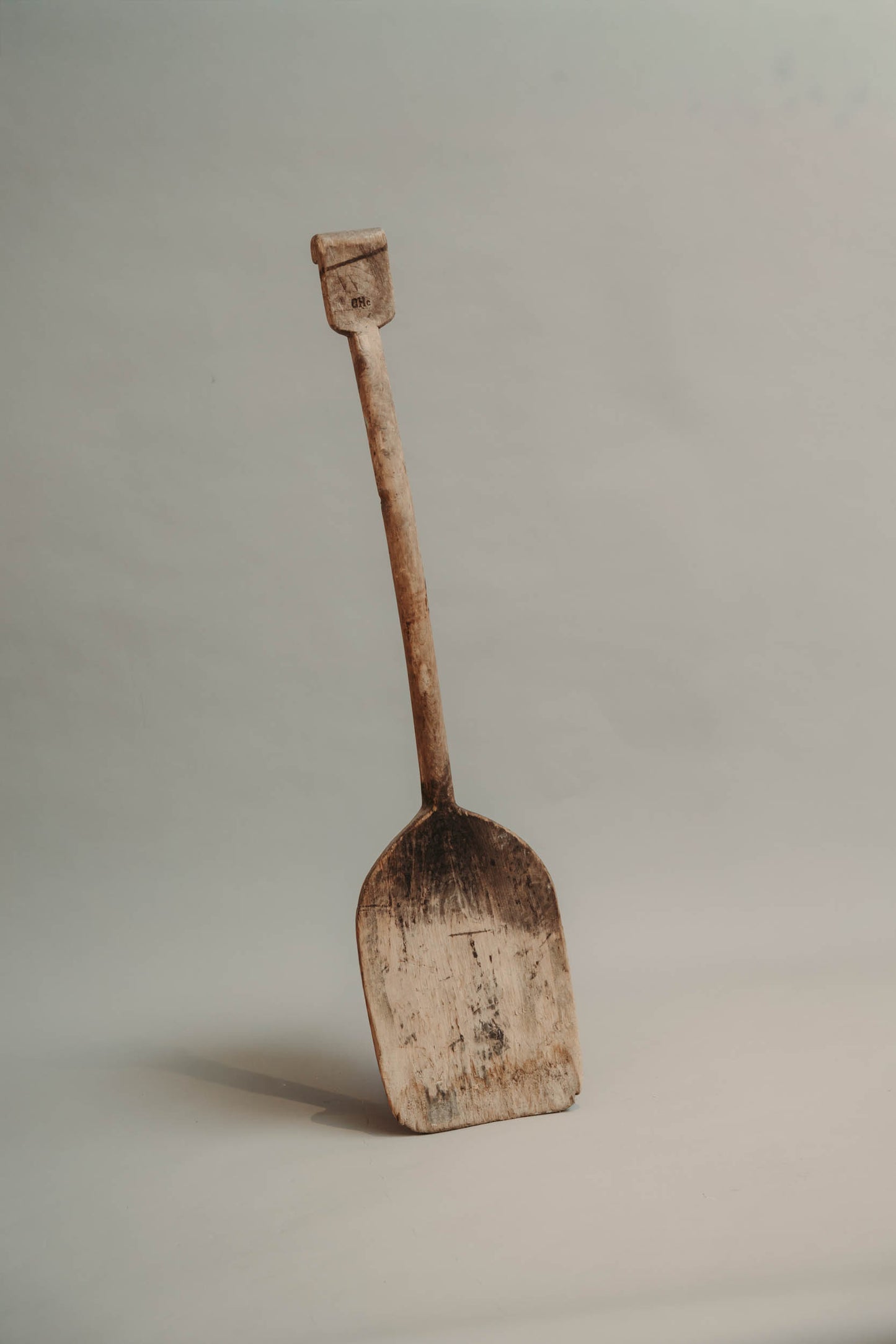 Vintage wooden shovel