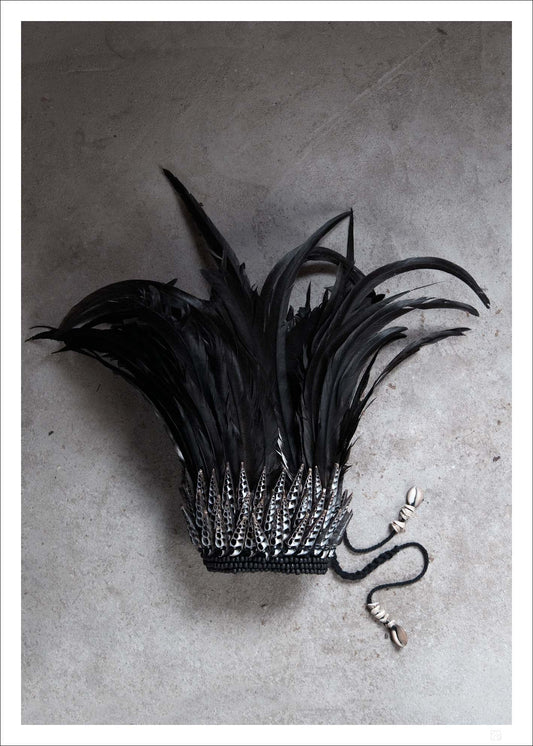 Black feather crown - Outlet