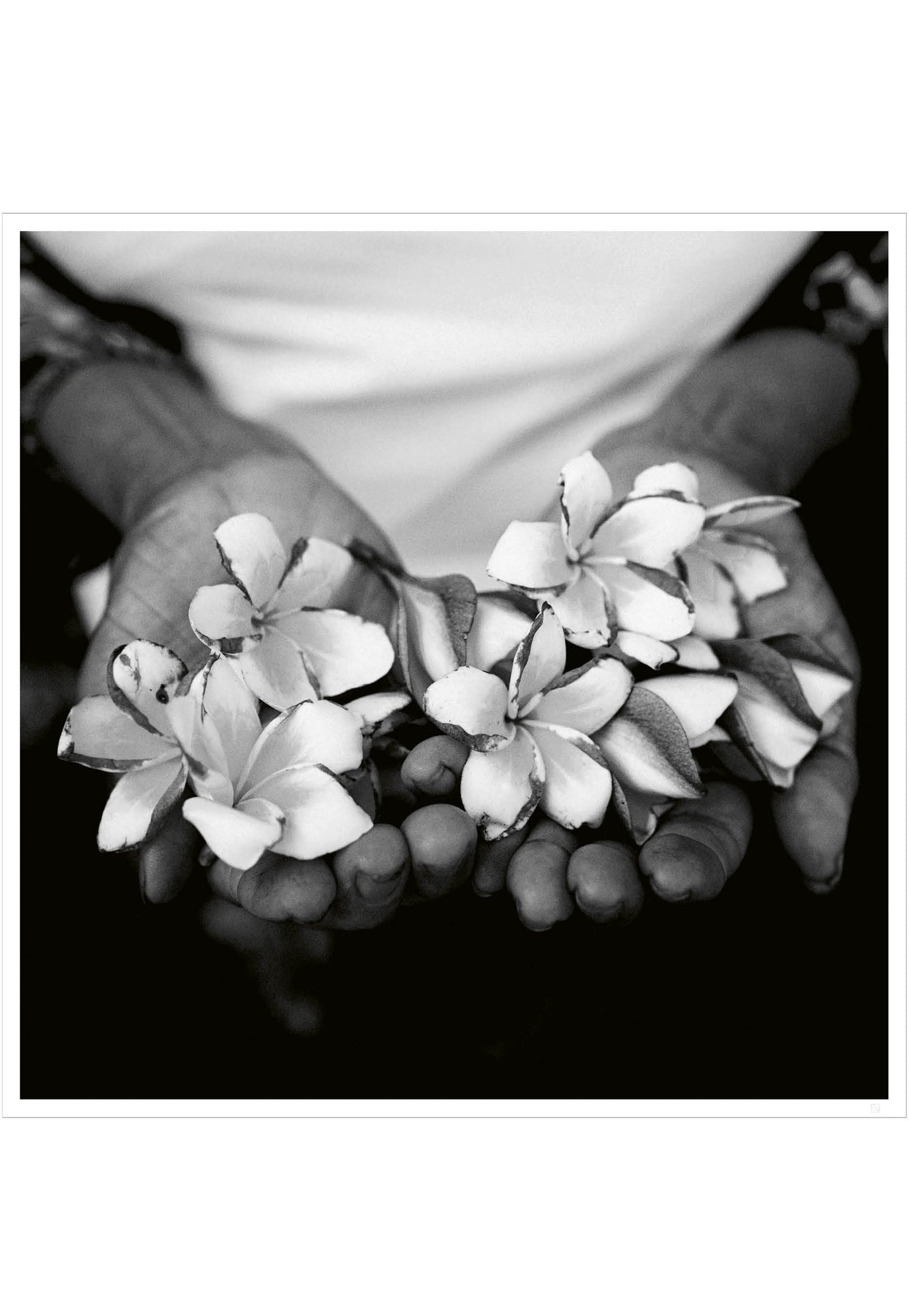 Flowers in hand