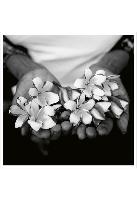 Flowers in hand