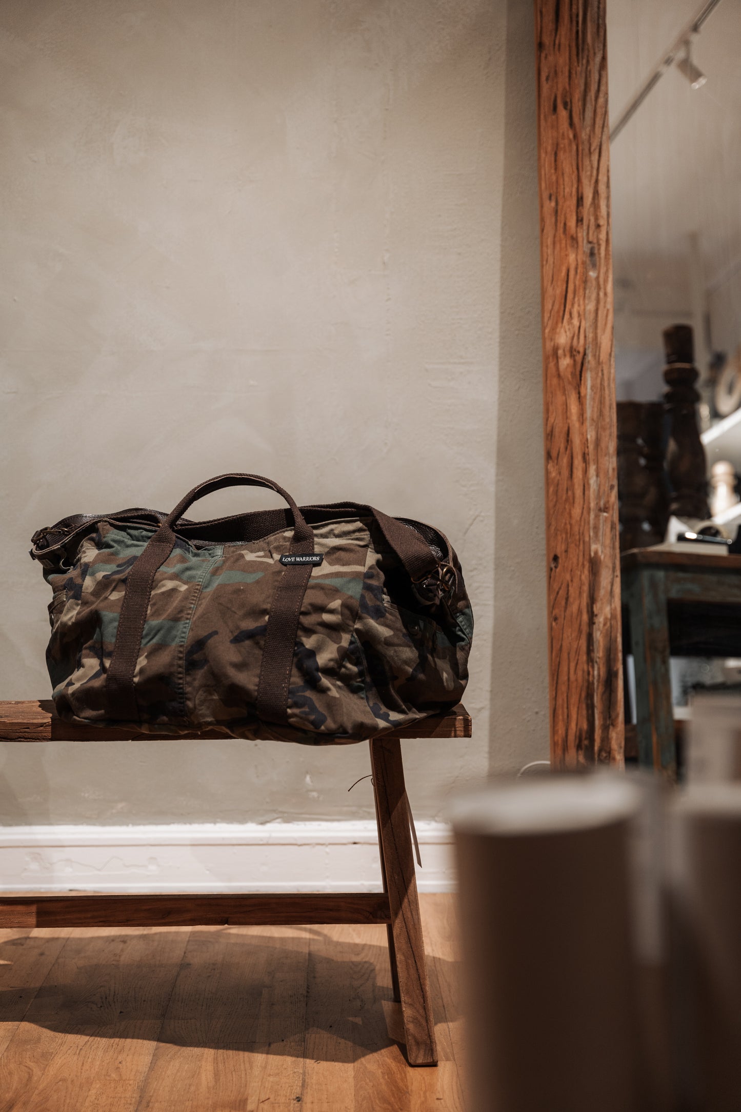 Vintage Army Duffel Bag