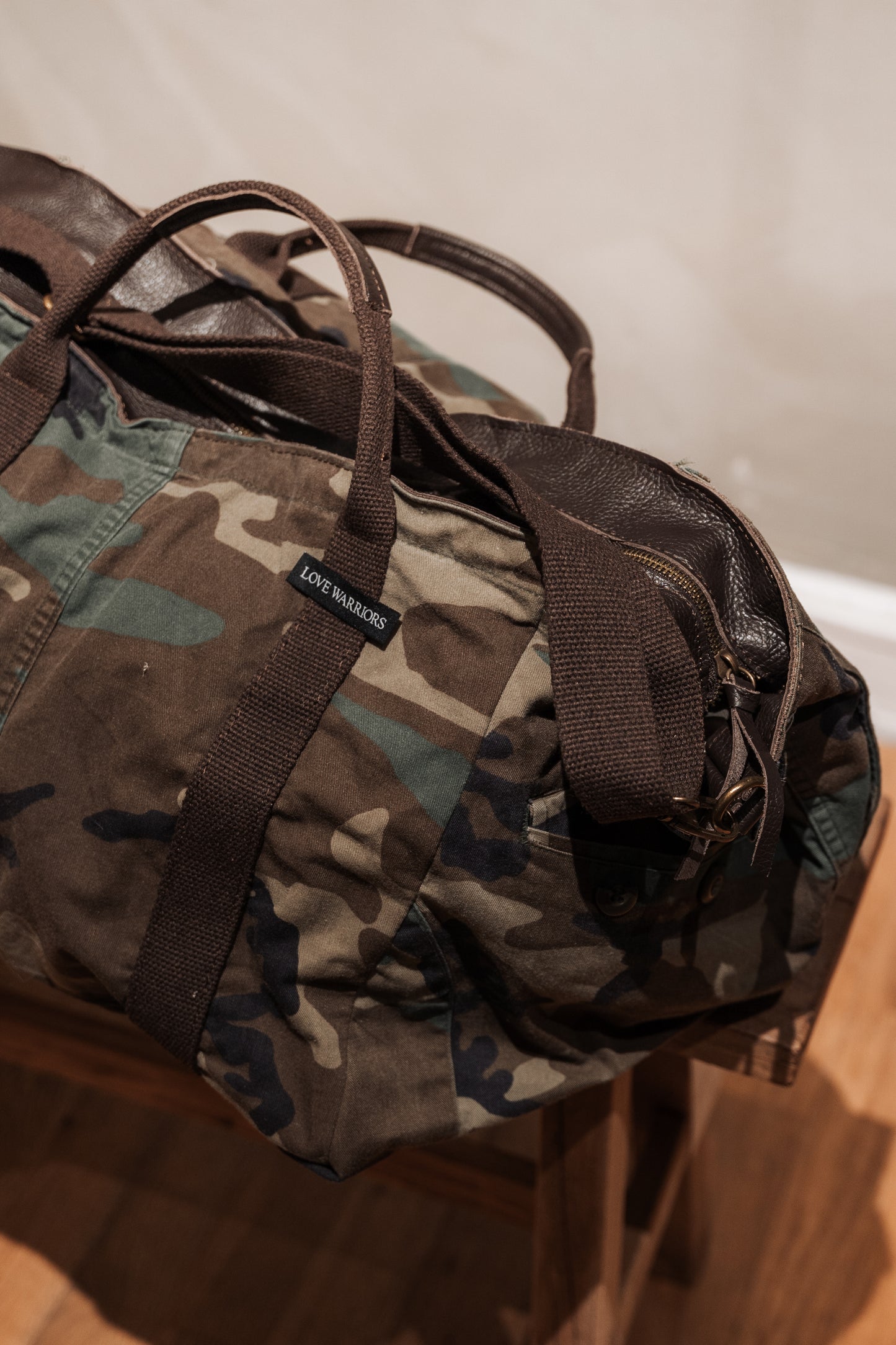 Vintage Army Duffel Bag